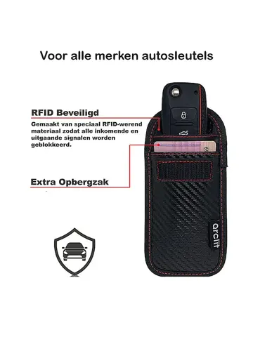 Arclit Carbon RFID Anti-Diefstal hoes S