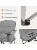 Campingstoel XL – Grijs