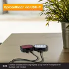 R2B Fietslicht voor en achter USB-C Opladen