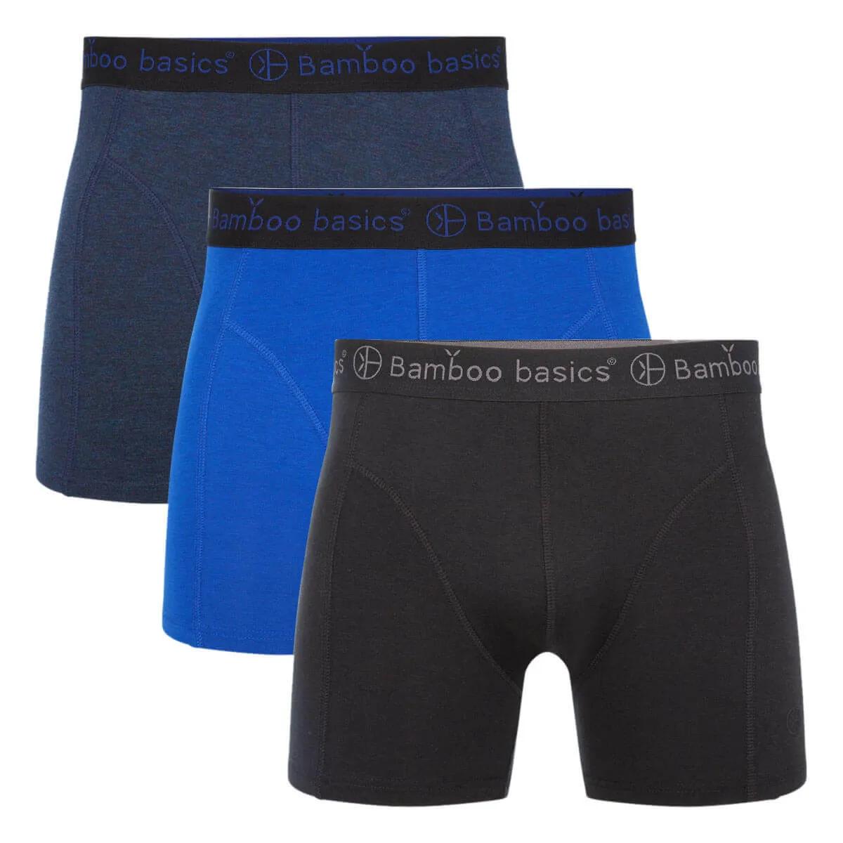 Bamboo Basics  RICO  Boxershorts 3-pack heren  XXL  Denim