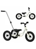 2-in-1 Loopfiets Driewieler met Duwstang