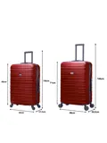 Kofferset 4 delige ABS 29 39 74 en 95L TSA-slot