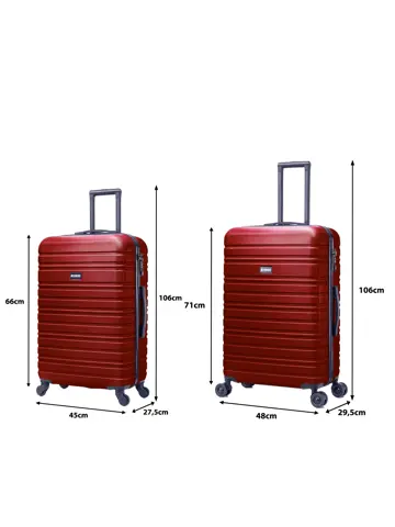 Kofferset 4 delige ABS 29 39 74 en 95L TSA-slot