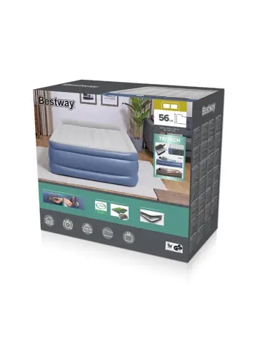 Luchtbed - Bestway - 2P - 152x203 cm + pomp