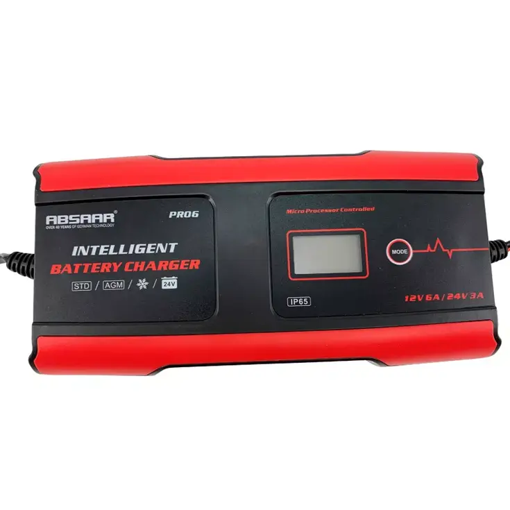 PRO 6.0 6A 12/24V - Smartlader - Absaar 