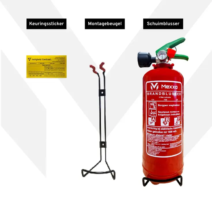 Schuimblusser 2 liter ABF pfas/fluor vrij