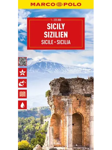 Wegenkaart 14 Sicilië