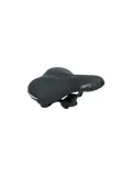 Zwart unisex fietszadel met schokabsorptie