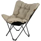Bo-Camp Vlinderstoel Redbridge M Beige