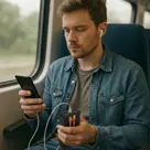 Powerbank 30000 mAh met Ingebouwde Kabels