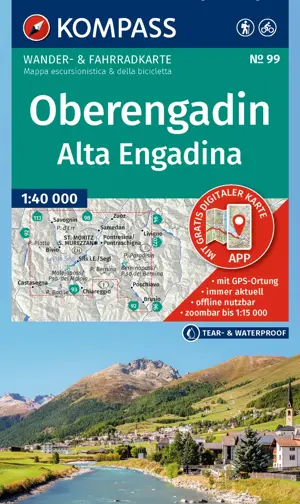 Wandelkaart WK99 Oberengadin