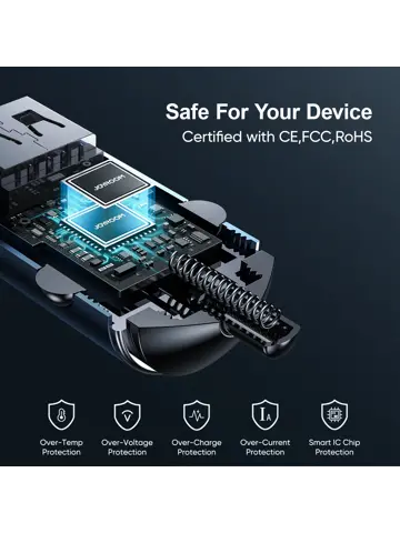 Compacte Autolader - 45W - Zwart - Joyroom