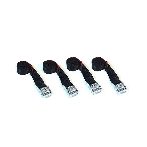 Spanbanden 4x zwart 1 m – Trekkracht 250 kg