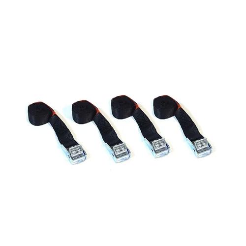 Spanbanden 4x zwart 1 m – Trekkracht 250 kg