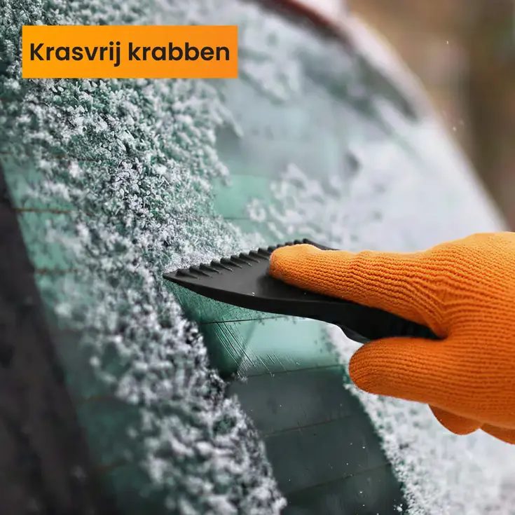 IJskrabber Auto met IJsbreker - Zwart