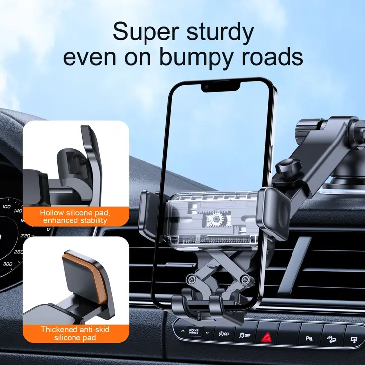 Houder Dashboard - Zwart - Joyroom