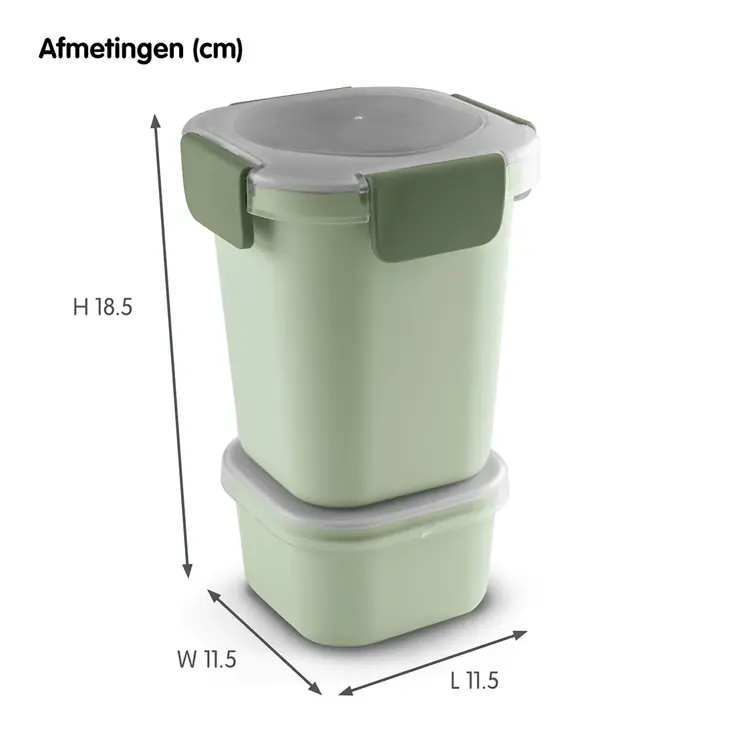 Sigma home - Lunchbeker - 2-delig