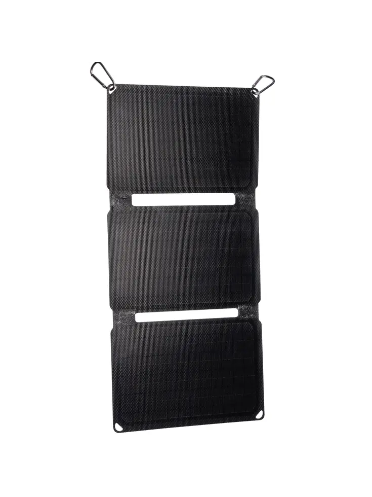 Opvouwbaar Solarpanel 20W incl. Bevestigings haken