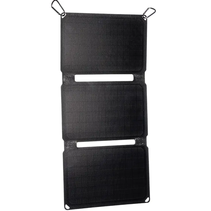 Opvouwbaar Solarpanel 20W incl. Bevestigings haken