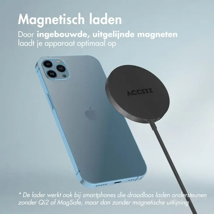 Draadloze Qi2 Oplader - Zwart