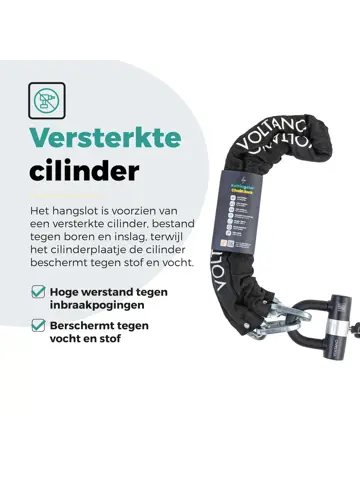 Voltano ART4 Kettingslot Motor Met U Lock