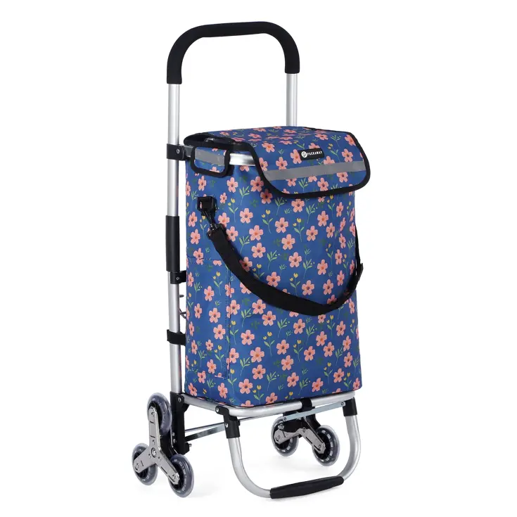 Boodschappentrolley 40L - Trapwielen
