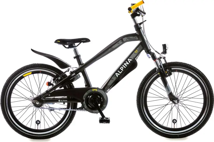 Alpina Trial Jongensfiets 22″ Space Zwart Matt