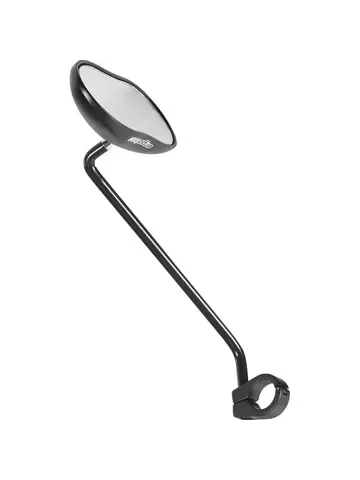 Ergotec spiegel M-88L aluminium zwart