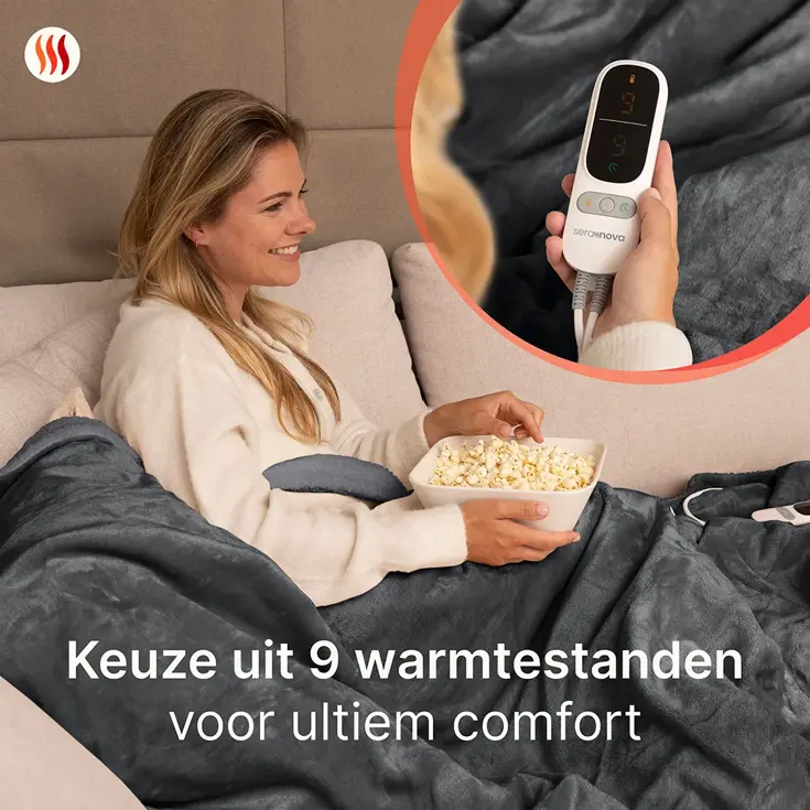 Seranova Elektrische Deken XXL - 180x160 cm