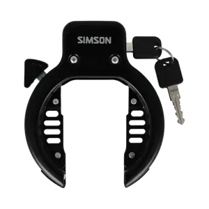 Ringslot Universeel – brede opening - zwart