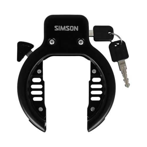 Ringslot Universeel – brede opening - zwart