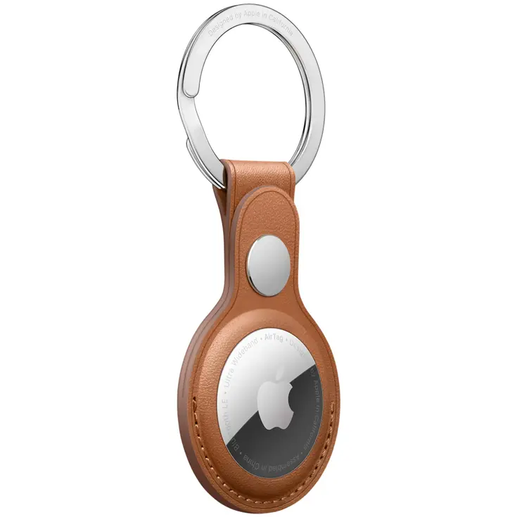 Apple Leather Key ring AirTag-sleutelhanger