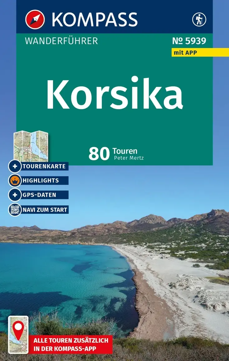 Wandelgids WF 5939 Korsika (Corsica)
