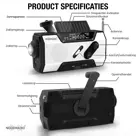 Noodradio® Solar Opwindbaar Met Batterijen