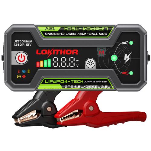 Jumpstarter 12V 1350A met Powerbank & LED