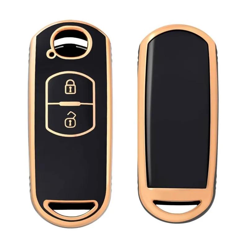 Dutch Shield  Sleutelhoesje  Mazda goud A2  Black-Gold main product image