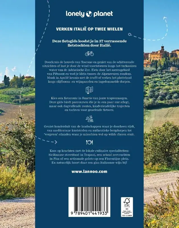 Lonely Planet fietsgids Italië