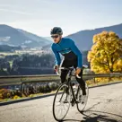 Loeffler fietsbroek met bretels WS heren