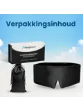 Zijden Slaapmasker - Zwart