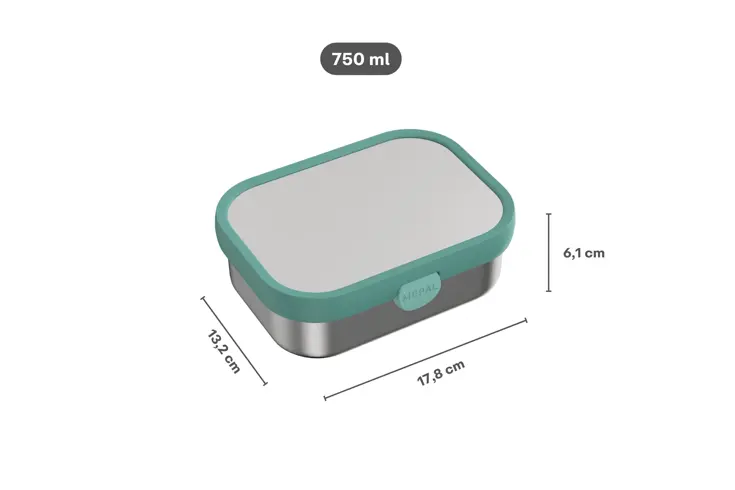 Mepal Campus RVS bento lunchbox 750 ml