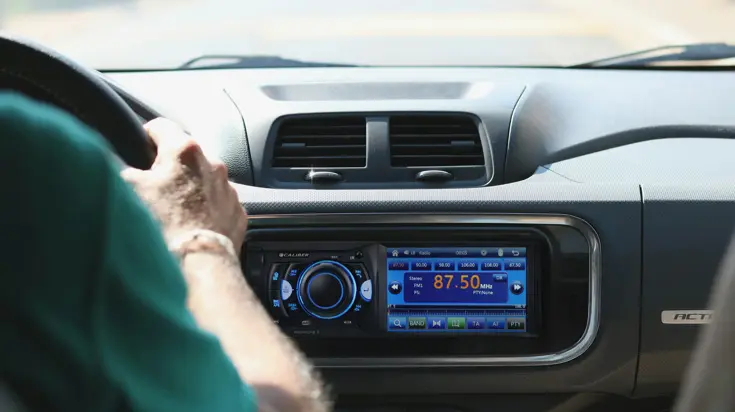 1 DIN Autoradio met 4 inch scherm & DAB+