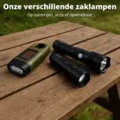 2 pack Solar Survival Flashlight - Zaklamp