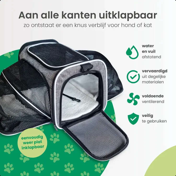 Draagtas Hond en Kat - 40x25x25cm - L