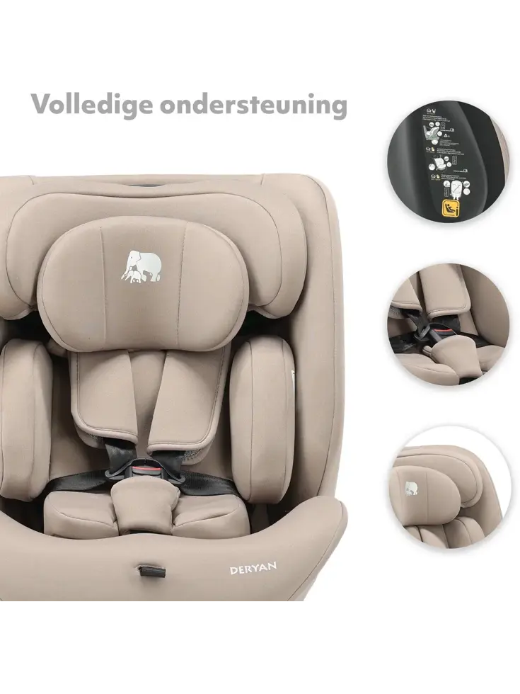 Clyde i-Size Autostoel – 40-150 cm - Groep 0/1/2/3