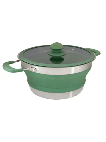 Eurotrail Opvouwbare Pan met deksel L