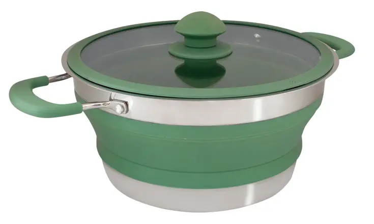 Eurotrail Opvouwbare Pan met deksel L