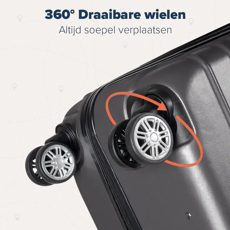 Handbagage Koffer – 38L – Donkergrijs