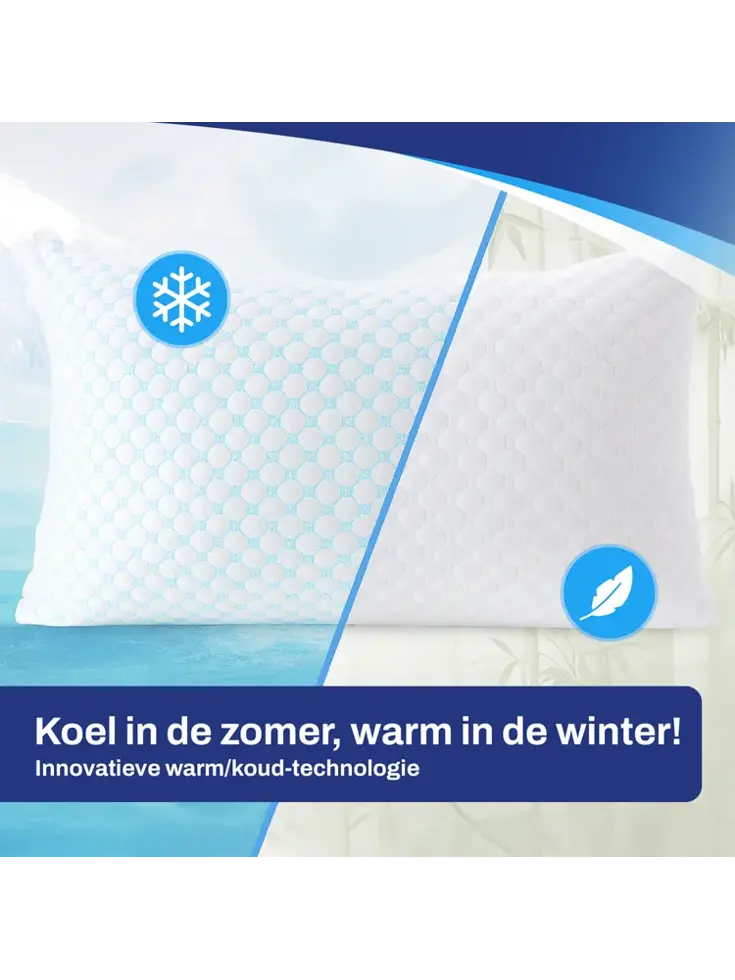 Sleeptight Hoofdkussen Verstelbaar Traagschuim