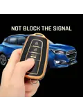 TPU Sleutelhoesje voor Toyota goud B3