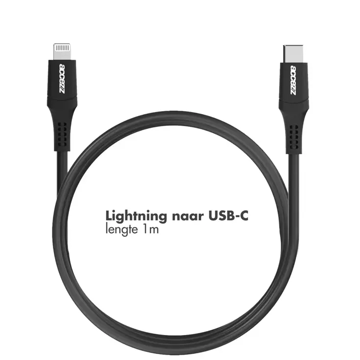 Lightning naar USB-C kabel 1 meter